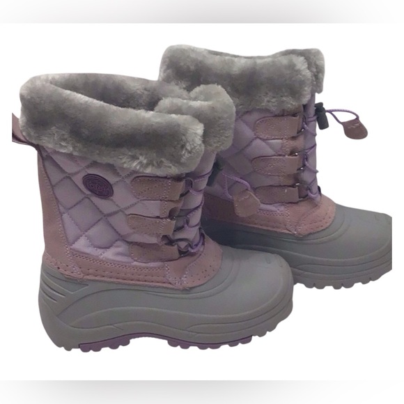 Totes Jenna 2 Girl’s Snow Boots. Size 2 Gently Worn. - Picture 3 of 6